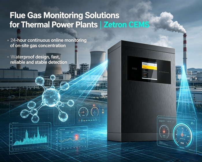 Решенија за следење на димни гасови за термоелектрани | Zetron CEMS од следење на процесот до усогласеност со емисиите на крајот на цевката