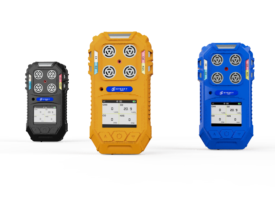 MS104K Пренослив детектор за гас 4-во-1